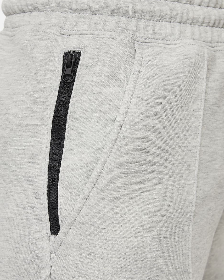 Nike Sportswear Tech Fleece joggingbroek voor meisjes - Dark Grey Heather/Zwart/Zwart