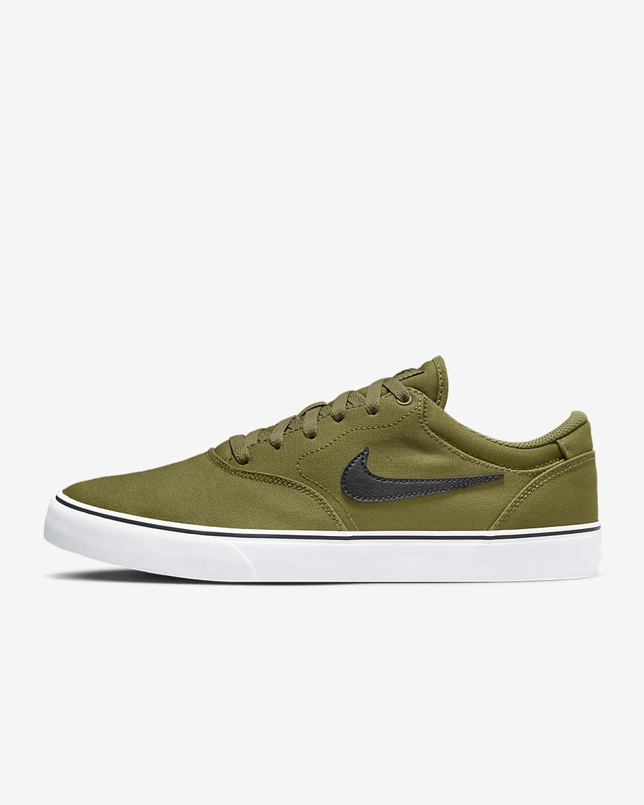 Nike SB Chron 2 Canvas Skate Shoe - Pilgrim/Pilgrim/White/Black