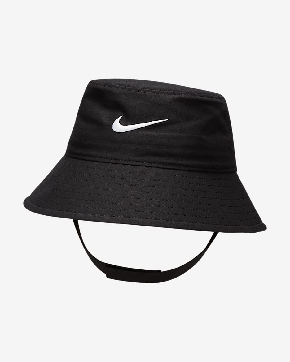 Nike Gorro tipo pescador con protección UPF 40+ - Infantil - Negro