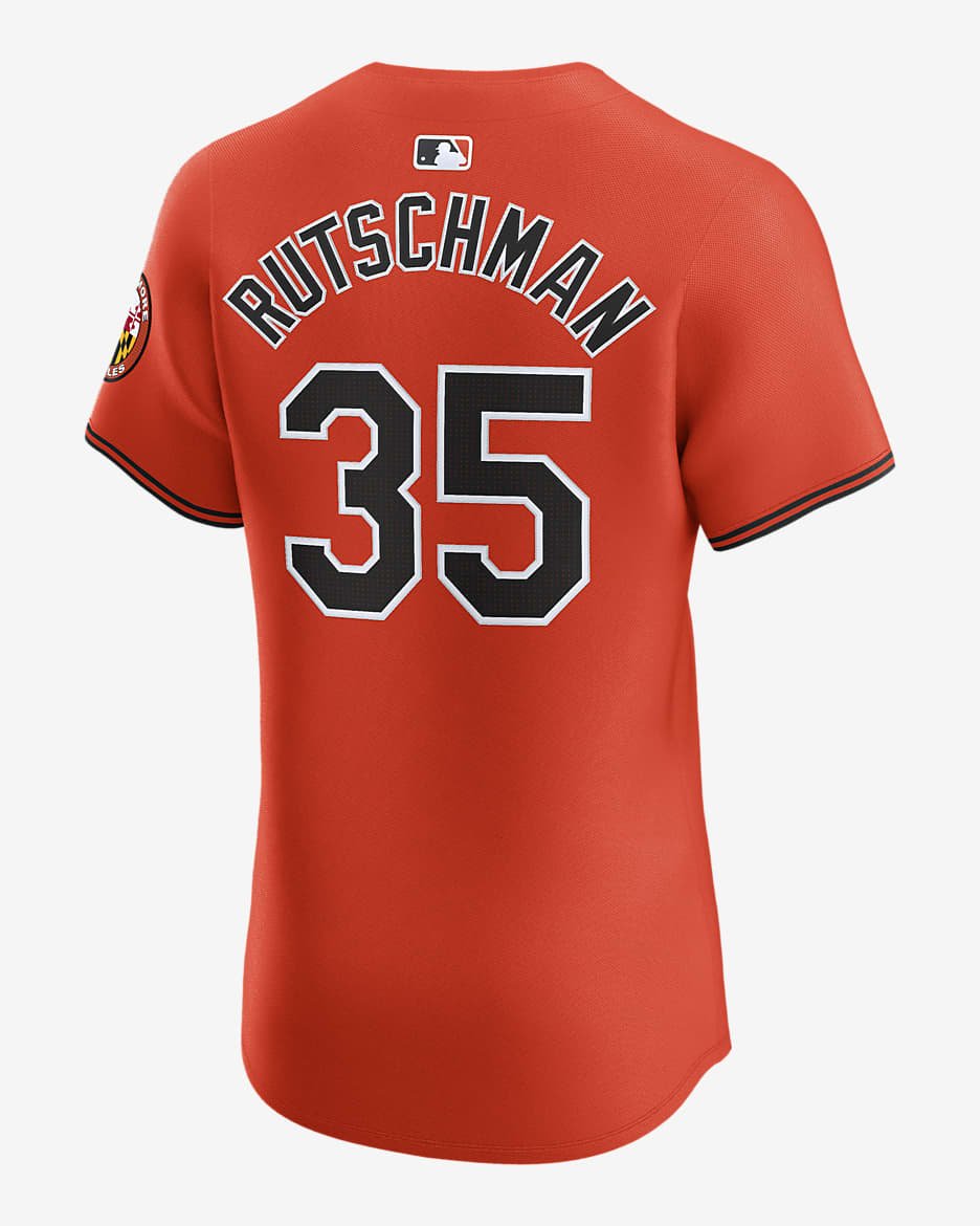 Adley Rutschman Baltimore Orioles Men's Nike Dri-FIT ADV MLB Elite Jersey - Orange