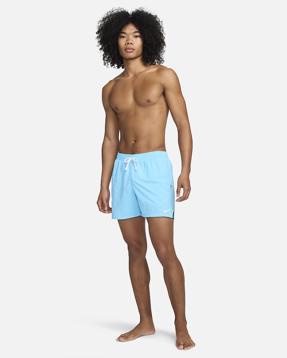 Shorts de voleibol de 13 cm para hombre Natación Nike Solid Icon - Azul acuario