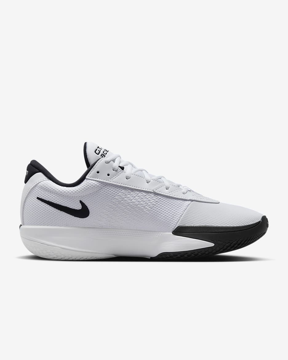 Nike G.T. Cut Academy EP Basketball Shoes - White/Black