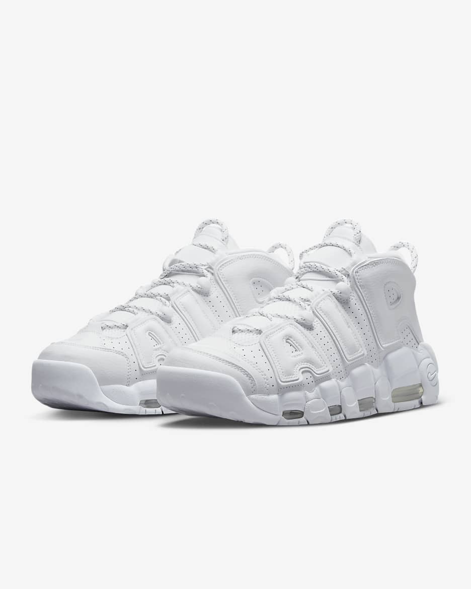 Tenis para hombre Nike Air More Uptempo '96 - Blanco/Blanco/Blanco