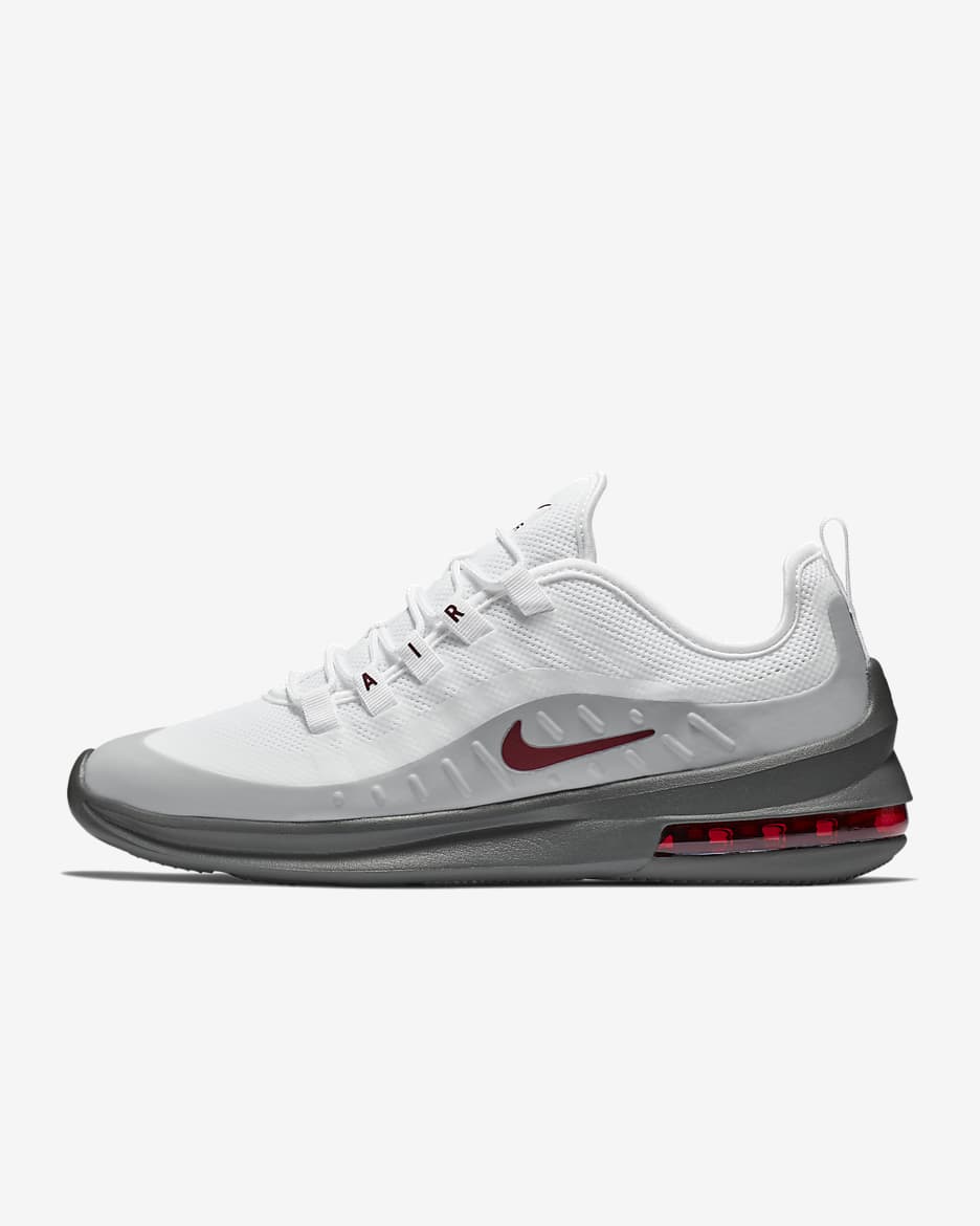 Nike Air Max Axis 男鞋 - 白色/Cool Grey/Wolf Grey/Team Red