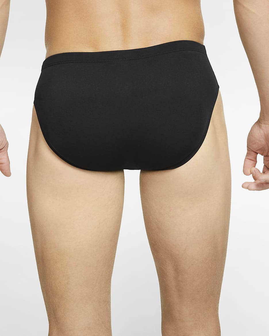 Nike Solid Men's Swim Brief - Black