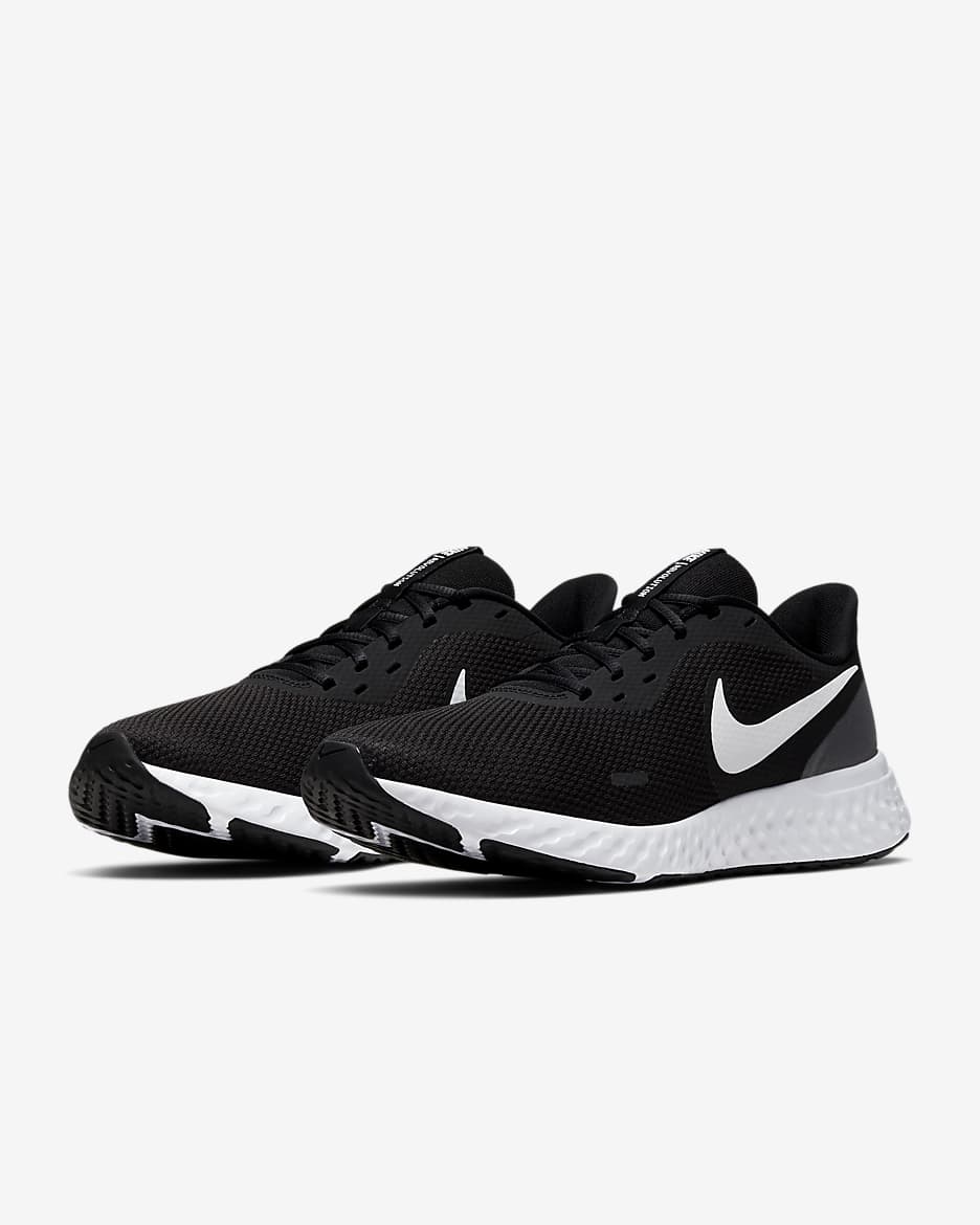 Nike Revolution 5 Men's Road Running Shoes - Black/Anthracite/White