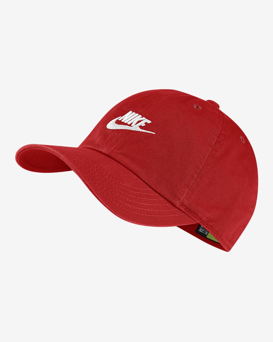 Nike Heritage86 Kids' Adjustable Hat - University Red/White
