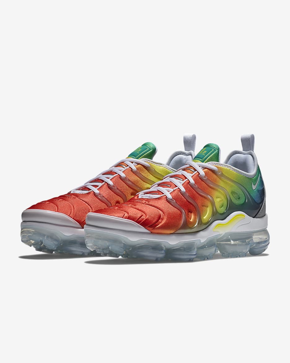 Tenis para hombre Nike Air VaporMax Plus - Blanco/Verde Neptuno/Amarillo dinámico/Blanco