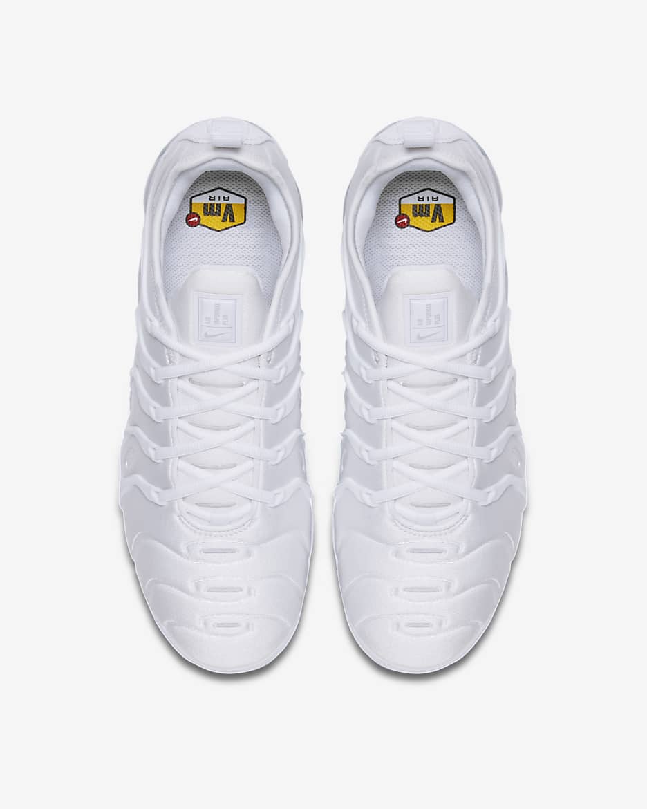 Tenis para hombre Nike Air VaporMax Plus - Blanco/Platino puro/Blanco