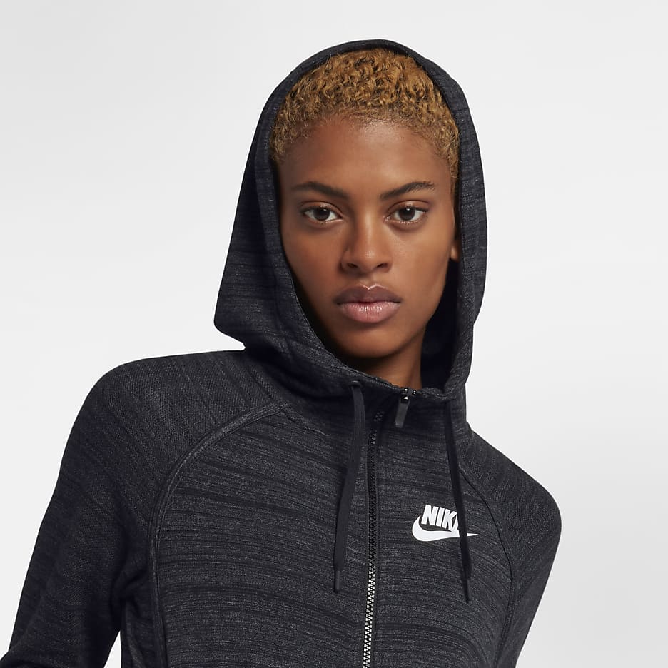 Nike Sportswear Advance 15 Women's Knit Jacket - Black/White