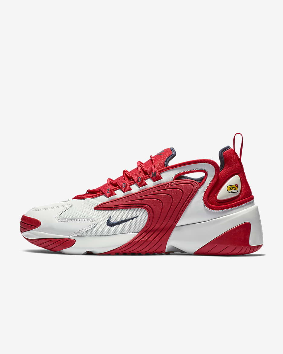 Nike Zoom 2K Men's Shoes - Off-White/University Red/Obsidian