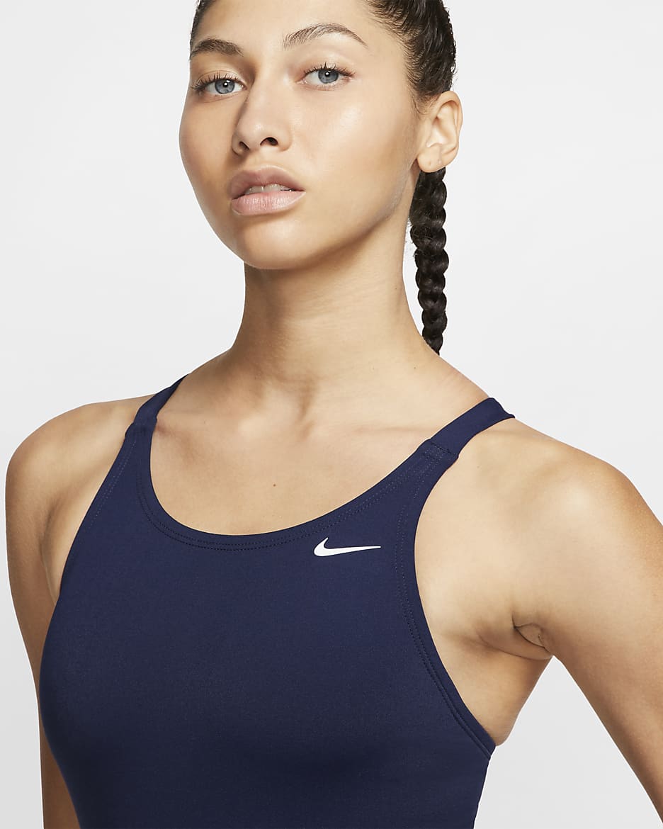 Nike Swim Fastback Women's One-Piece Swimsuit - Midnight Navy