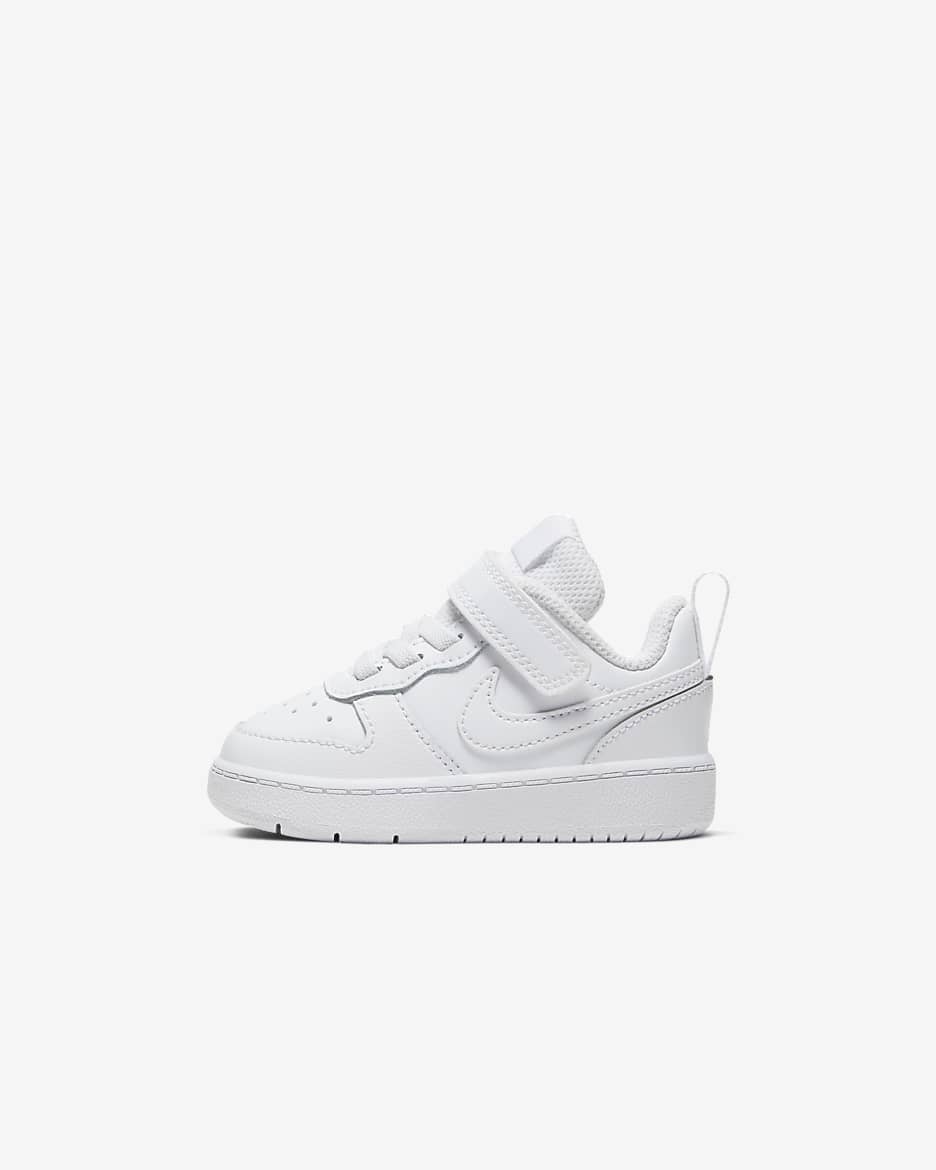 Nike Court Borough Low 2 Baby/Toddler Shoes - White/White/White