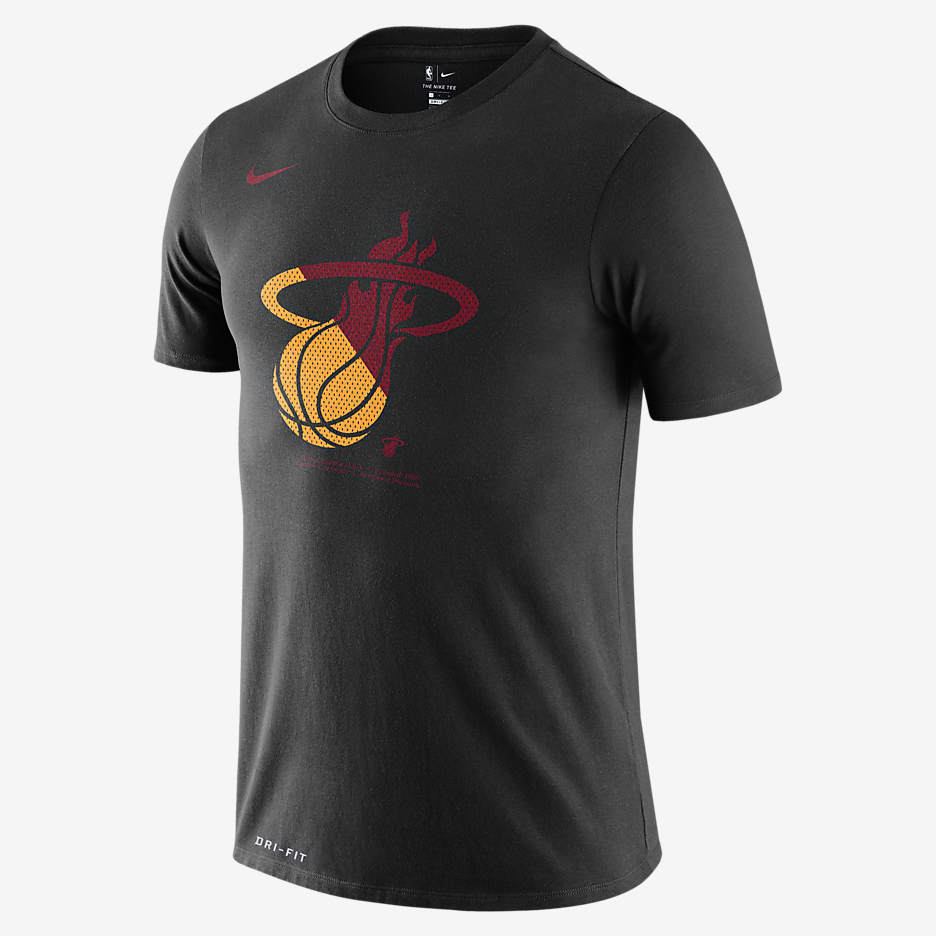 Miami Heat Nike Dri-FIT Men's NBA T-Shirt - Black