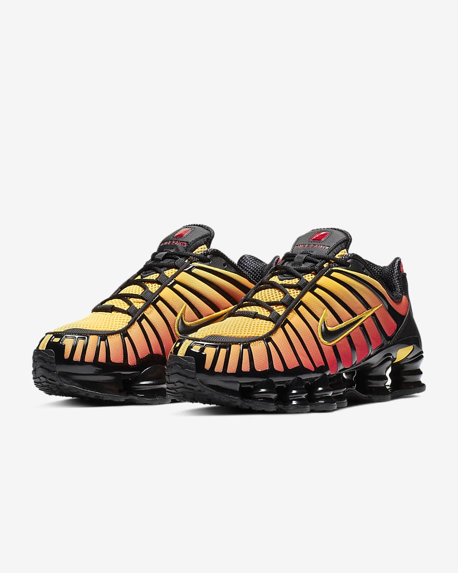 Nike Shox TL Men's Shoes - Black/Amarillo/University Red/Black