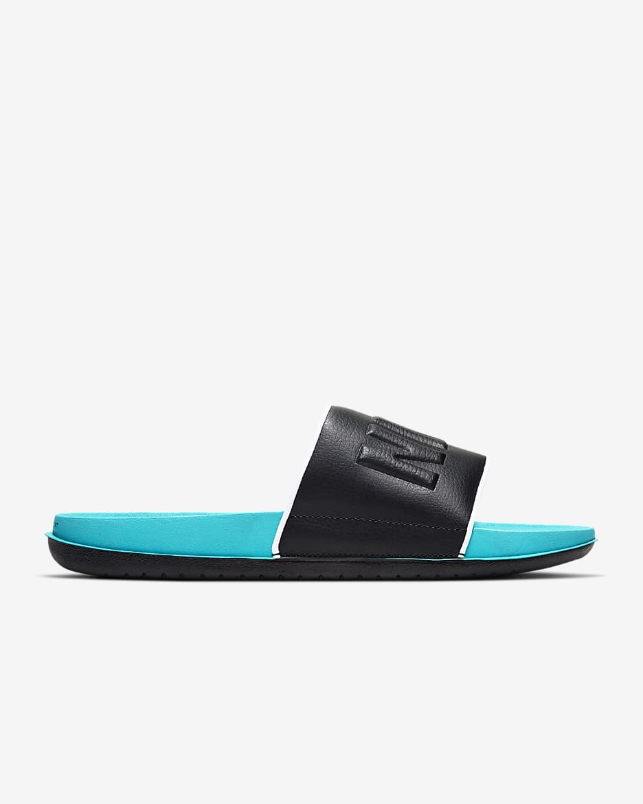 Nike Offcourt Men's Slides - Oracle Aqua/White/Black