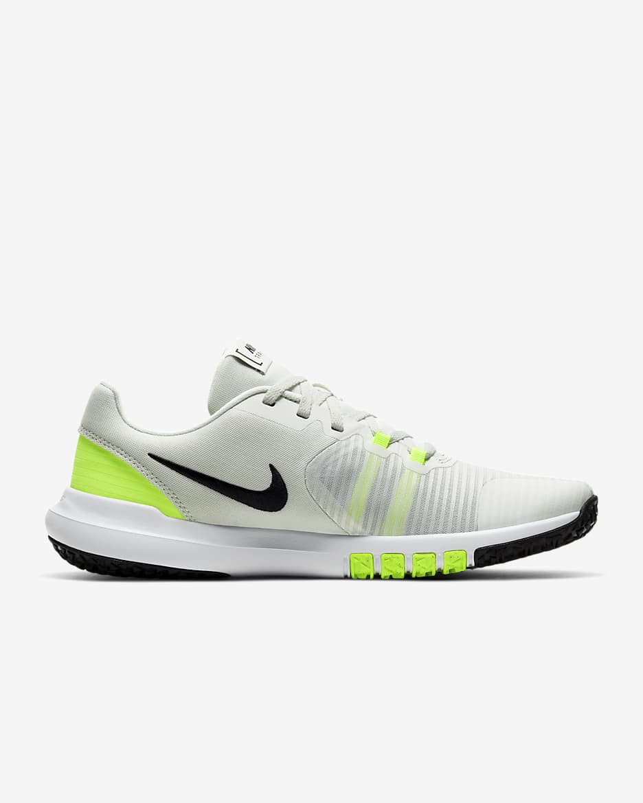 Nike Flex Control 4 Men's Workout Shoes - Spruce Aura/Volt/White/Black