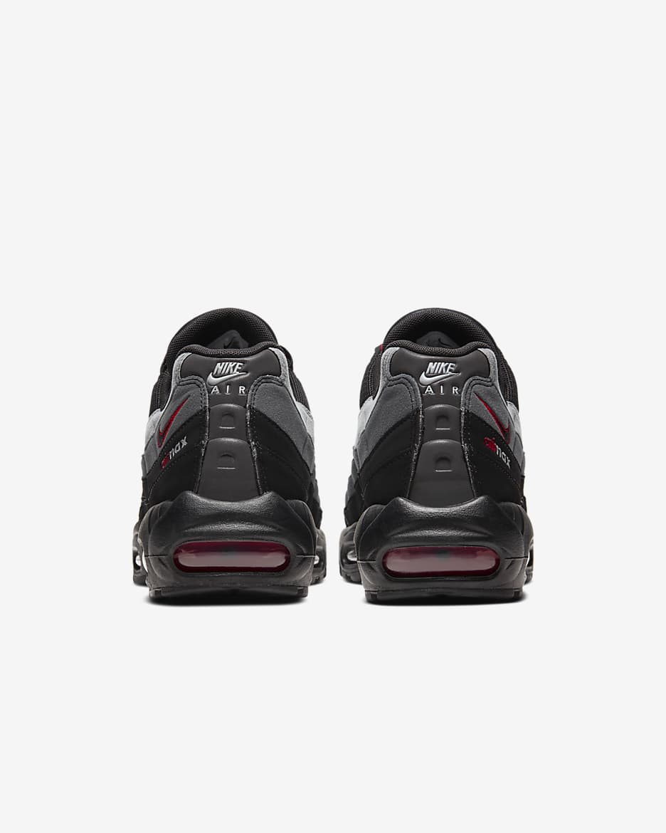 Chaussure Nike Air Max 95 pour Homme - Noir/University Red/Iron Grey/Noir