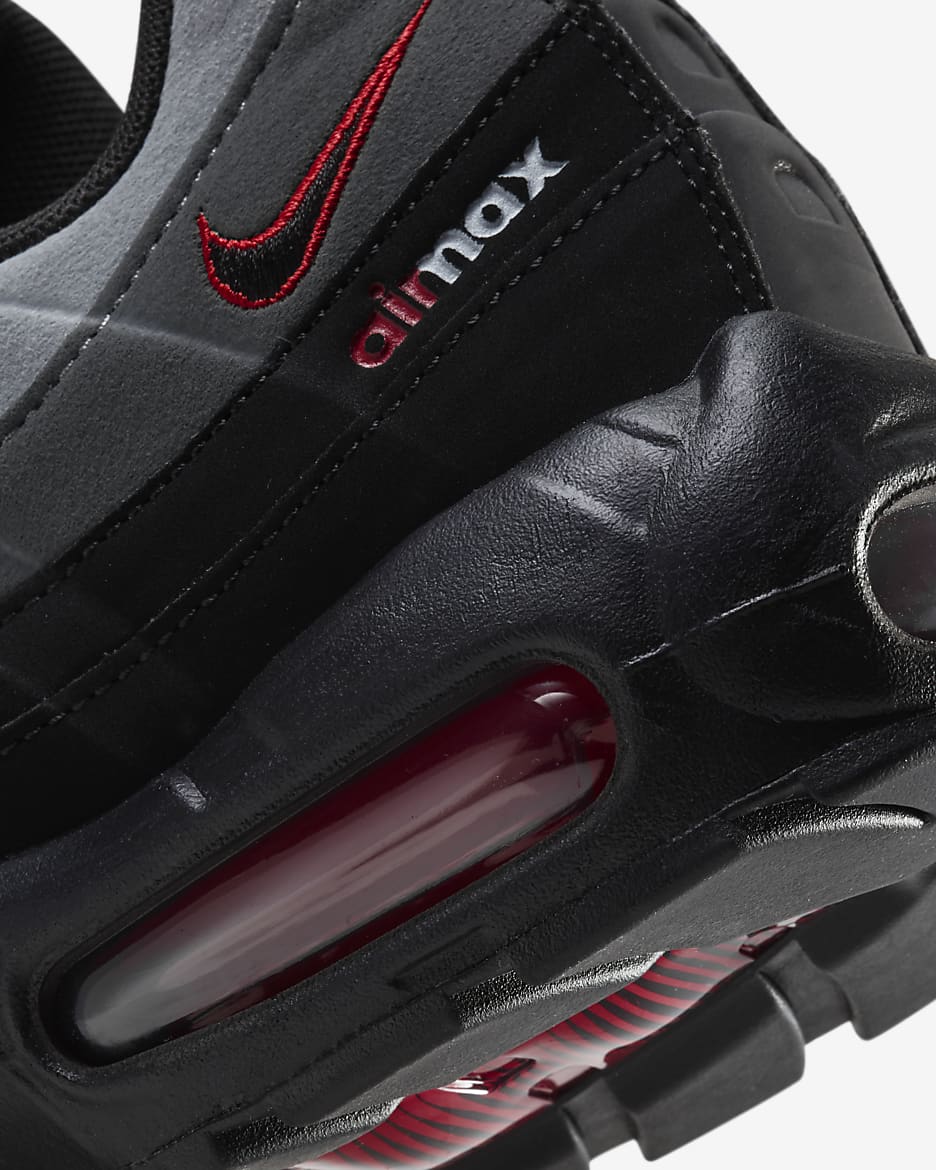 Nike Air Max 95 Men's Shoe - Black/University Red/Iron Grey/Black