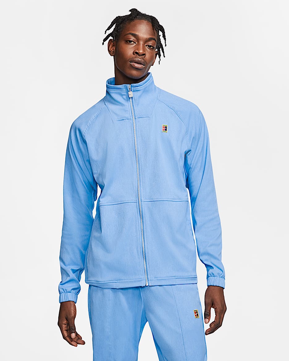NikeCourt Men's Tennis Warm-Up Jacket - Royal Pulse/Team Gold