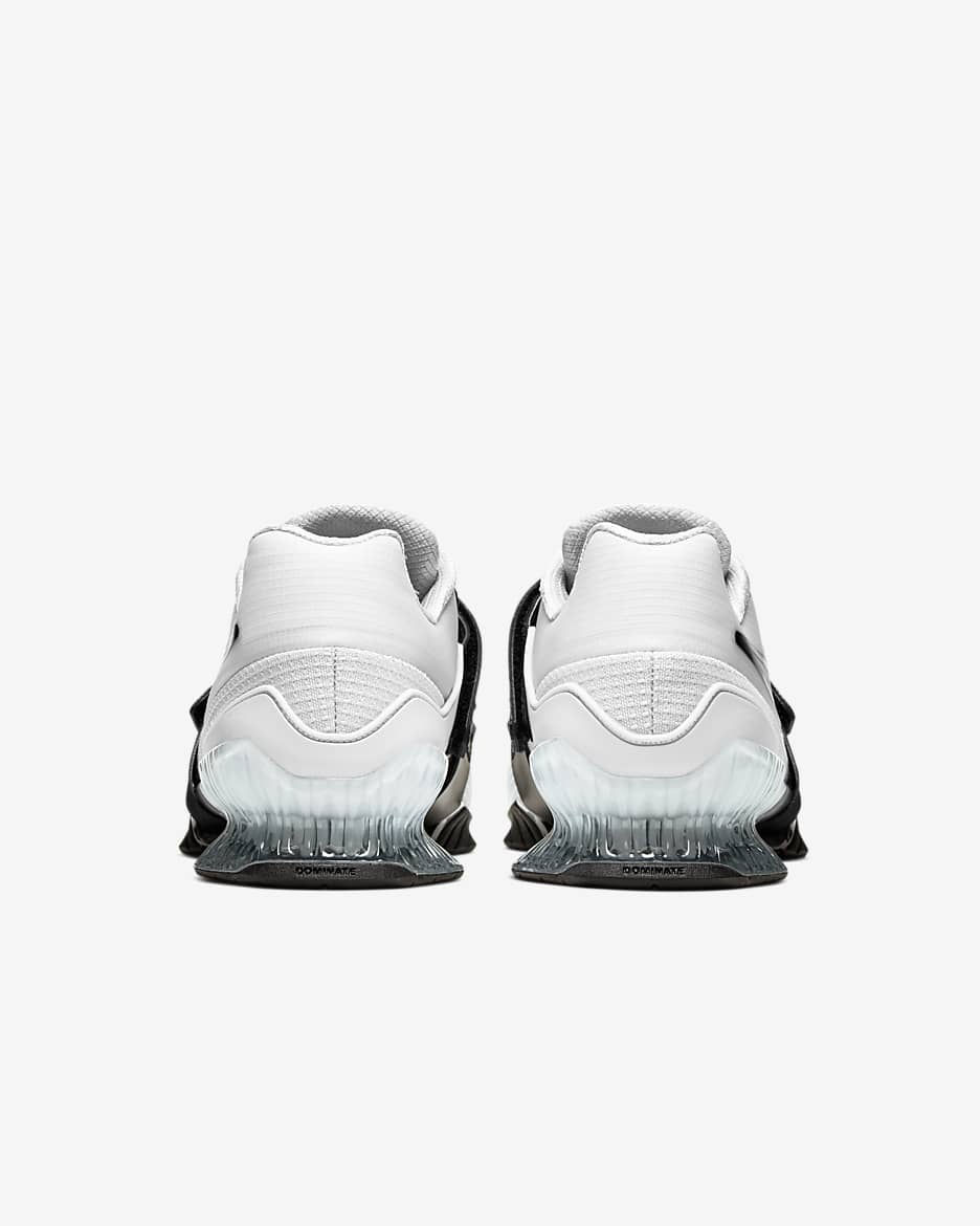 Nike Romaleos 4 Weightlifting Shoes - White/White/Black