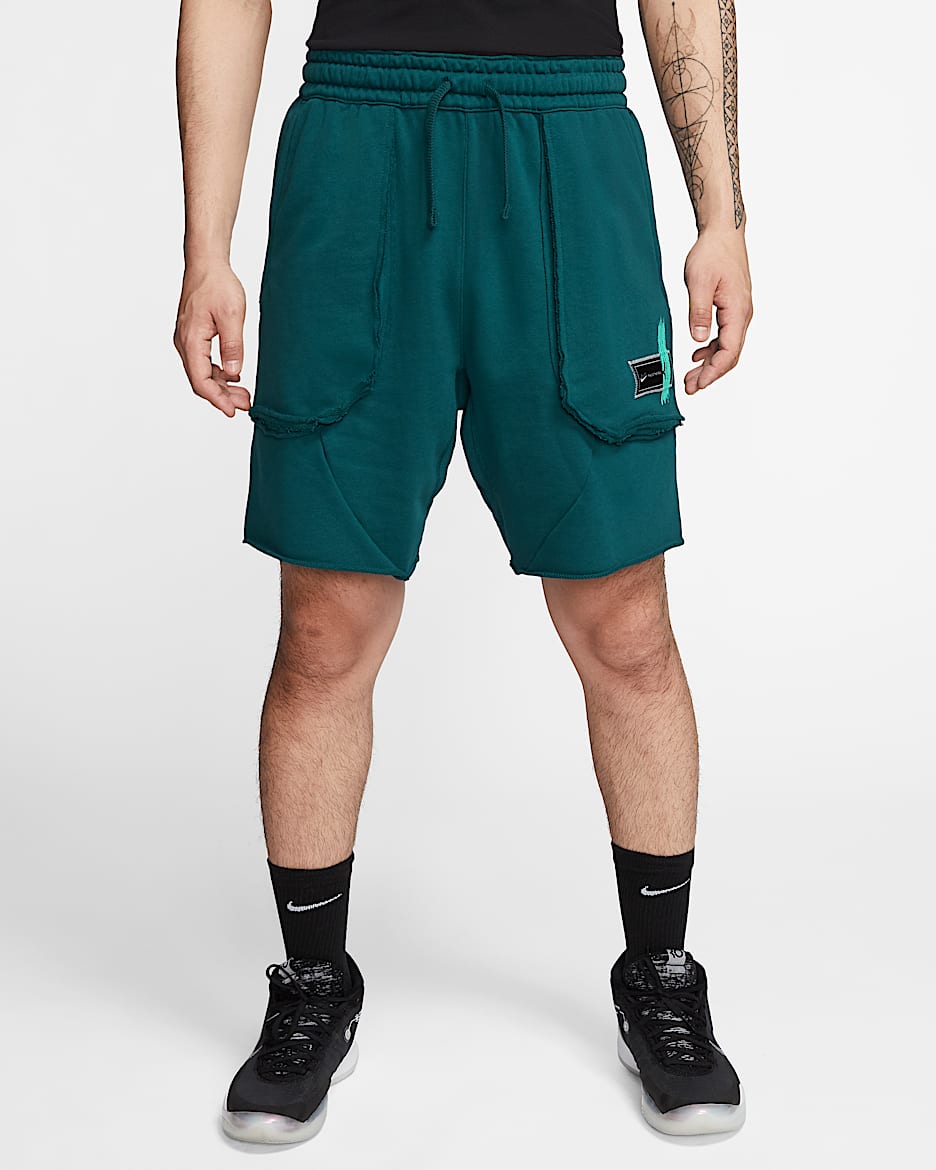 Nike Dri-FIT KD Men's Fleece Basketball Shorts - Midnight Turquoise