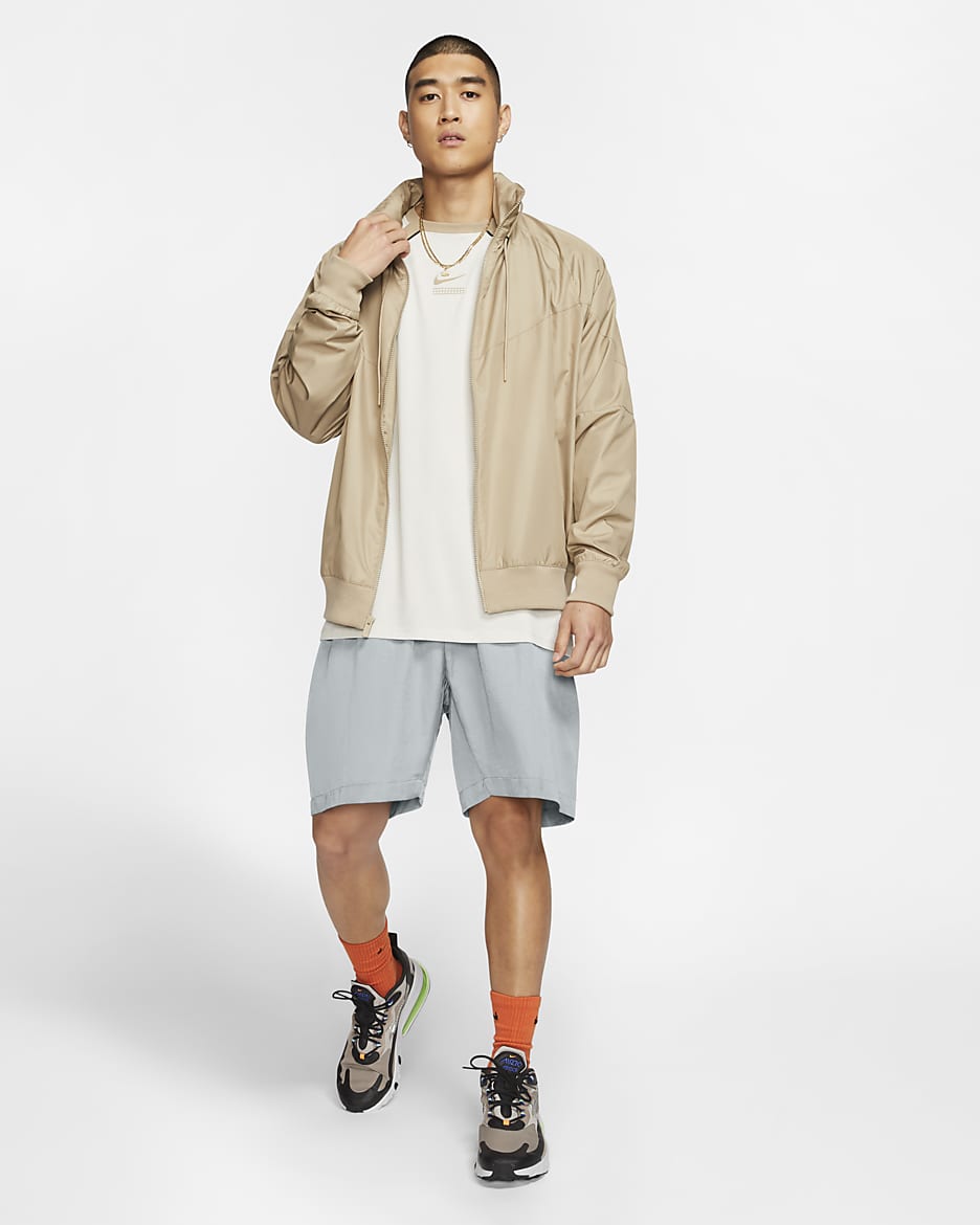 Nike Sportswear Men's Woven Shorts - Pure Platinum/Black