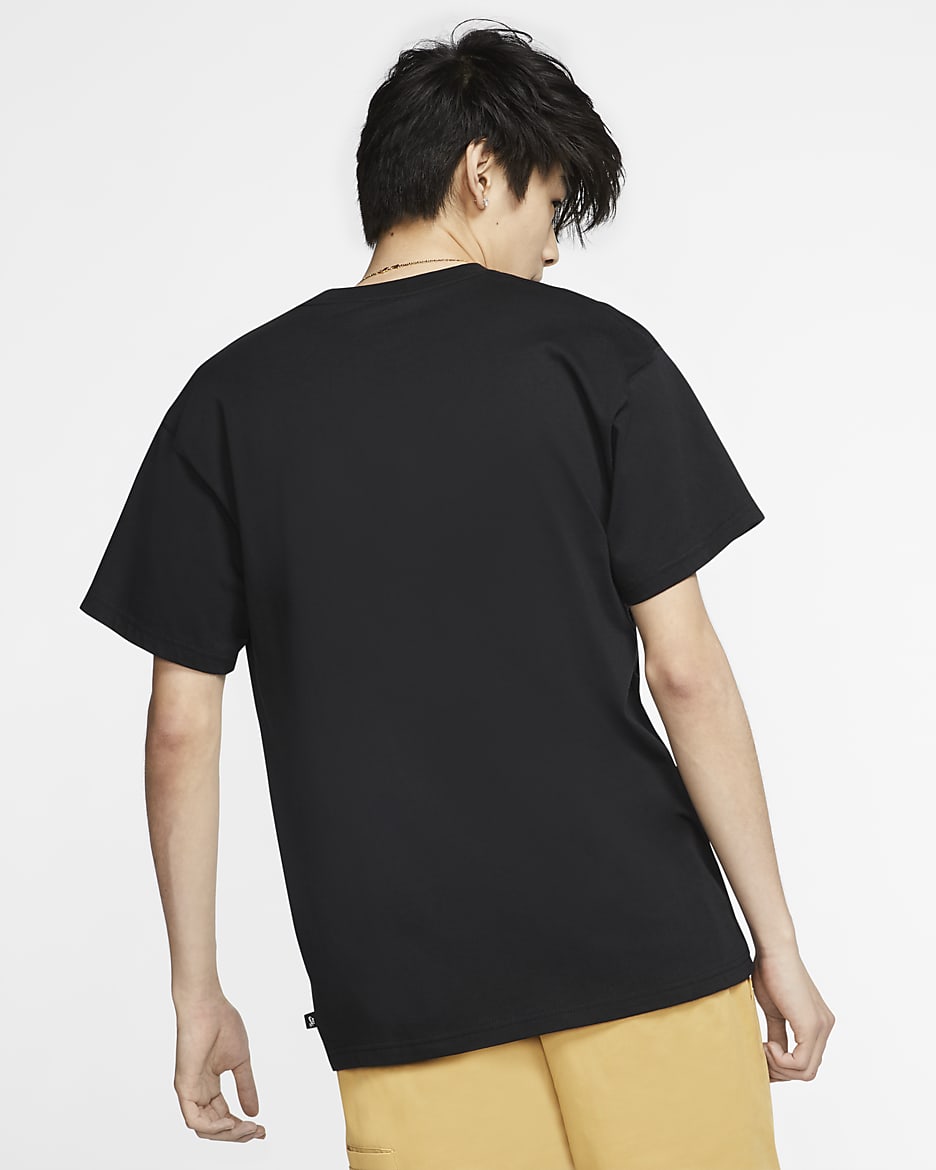 Nike SB Logo Skate T-Shirt - Black/White