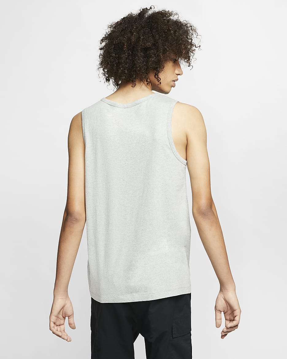 Nike Sportswear Men's Tank - Dark Grey Heather/Black