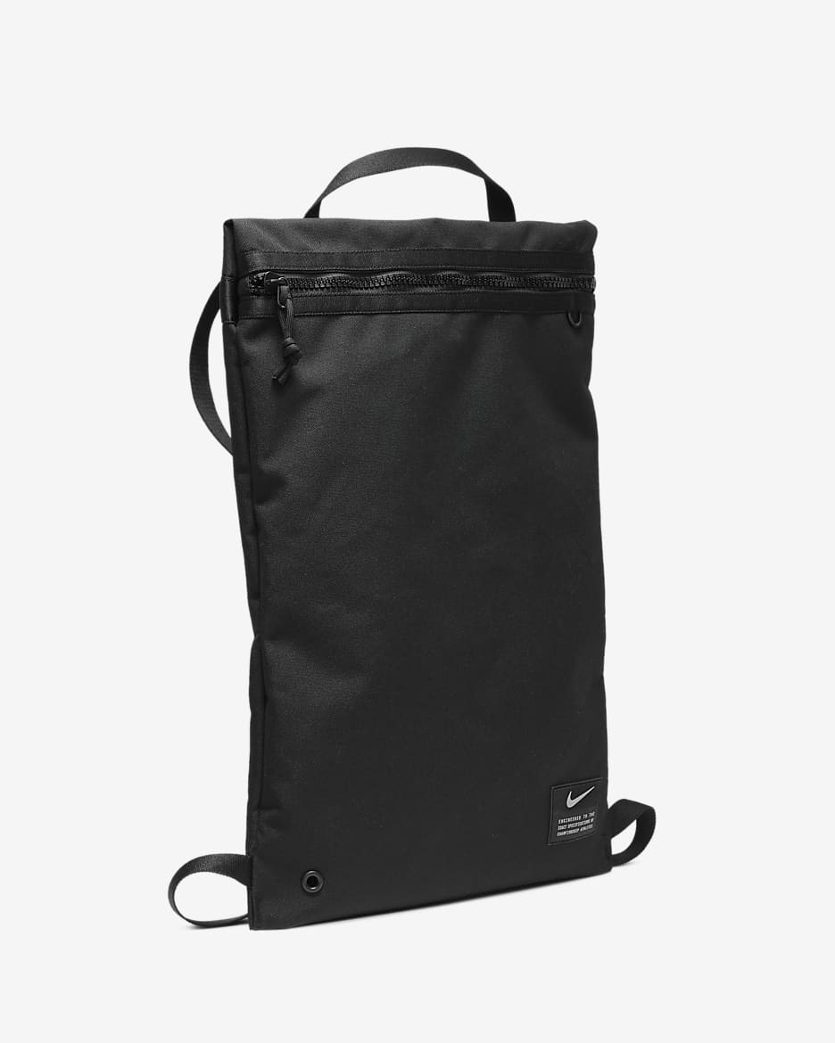 Nike Utility Training Gymsack (17L) - Black/Black/Enigma Stone