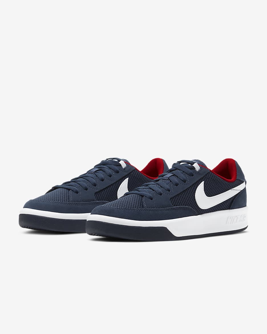 Nike SB Adversary Zapatillas de skateboard - Midnight Navy/Midnight Navy/University Red/Blanco