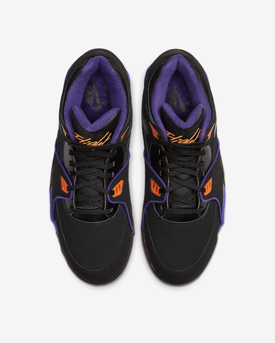 Nike Air Flight 89 Men's Shoes - Black/Hyper Crimson/Court Purple