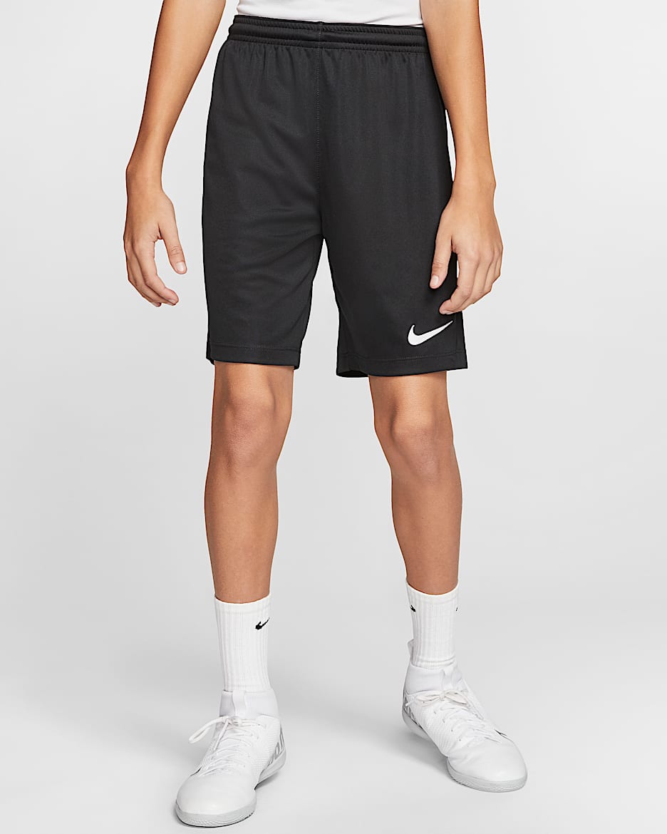 Nike Dri-FIT Park 3 Older Kids' Football Shorts - Black/White