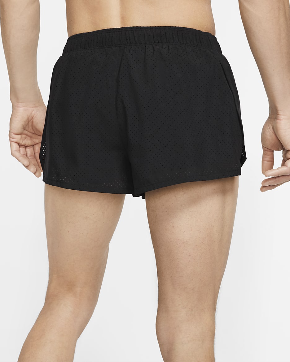 Nike Dri-FIT Fast Men's 2" Brief-Lined Racing Shorts - Black