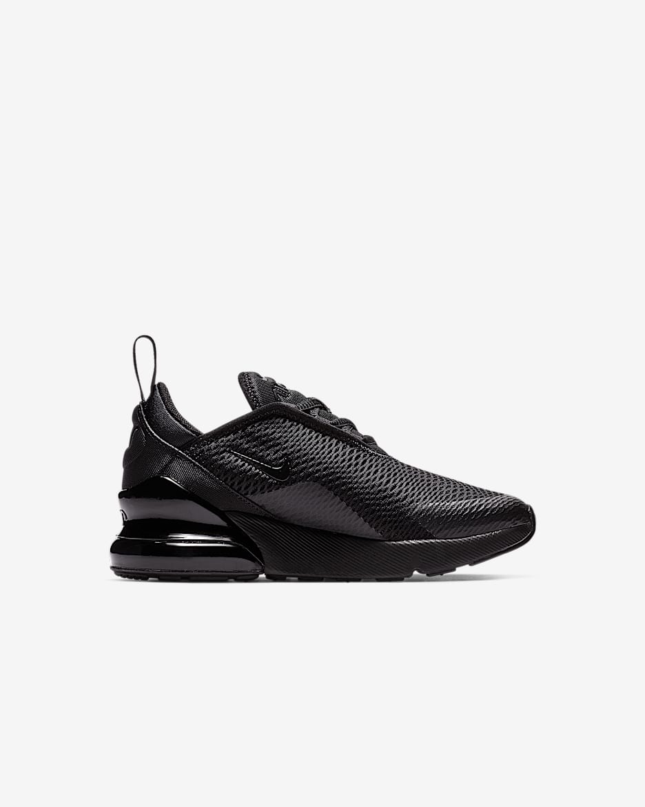Nike Air Max 270 Younger Kids' Shoe - Black/Black/Black