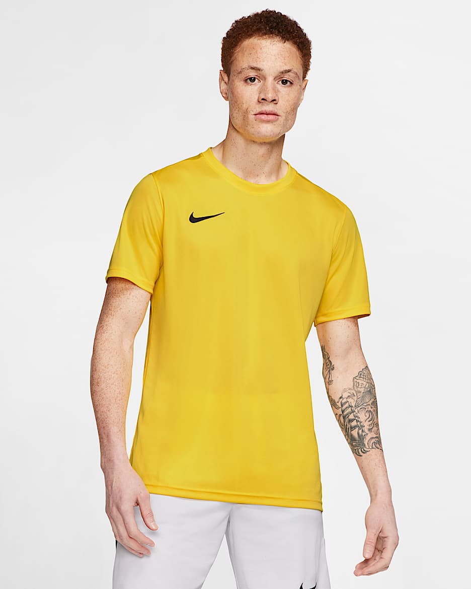 ナイキ Dri-FIT パーク 7 JBY メンズ サッカーユニフォーム - ツアーイエロー/ブラック