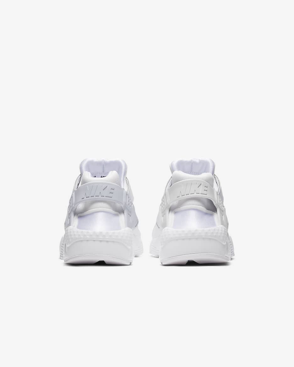 Nike Huarache Run Big Kids' Shoes - White/Pure Platinum/White