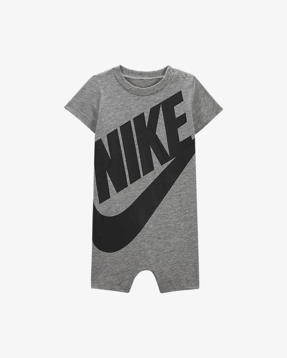 Sparkdräkt Nike för baby (0–12 mån) - Dark Grey Heather/Svart