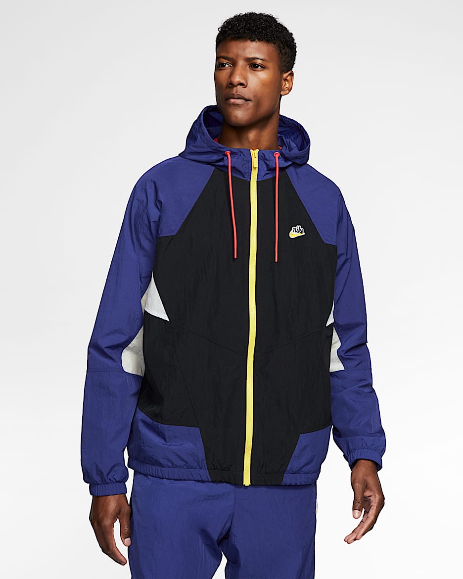 women's nike sportswear heritage crop windrunner jacket
