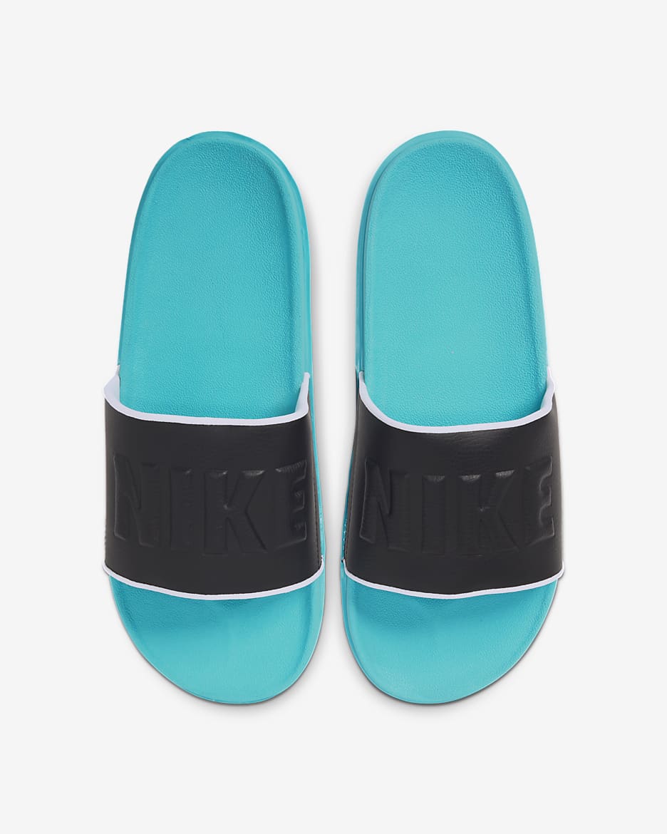 Nike Offcourt Men's Slides - Oracle Aqua/White/Black