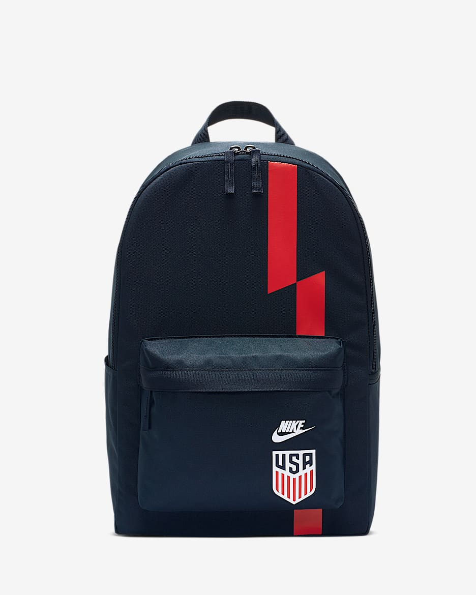 Mochila de fútbol U.S. Stadium - Obsidiana oscuro/Blanco/Rojo velocidad/Blanco