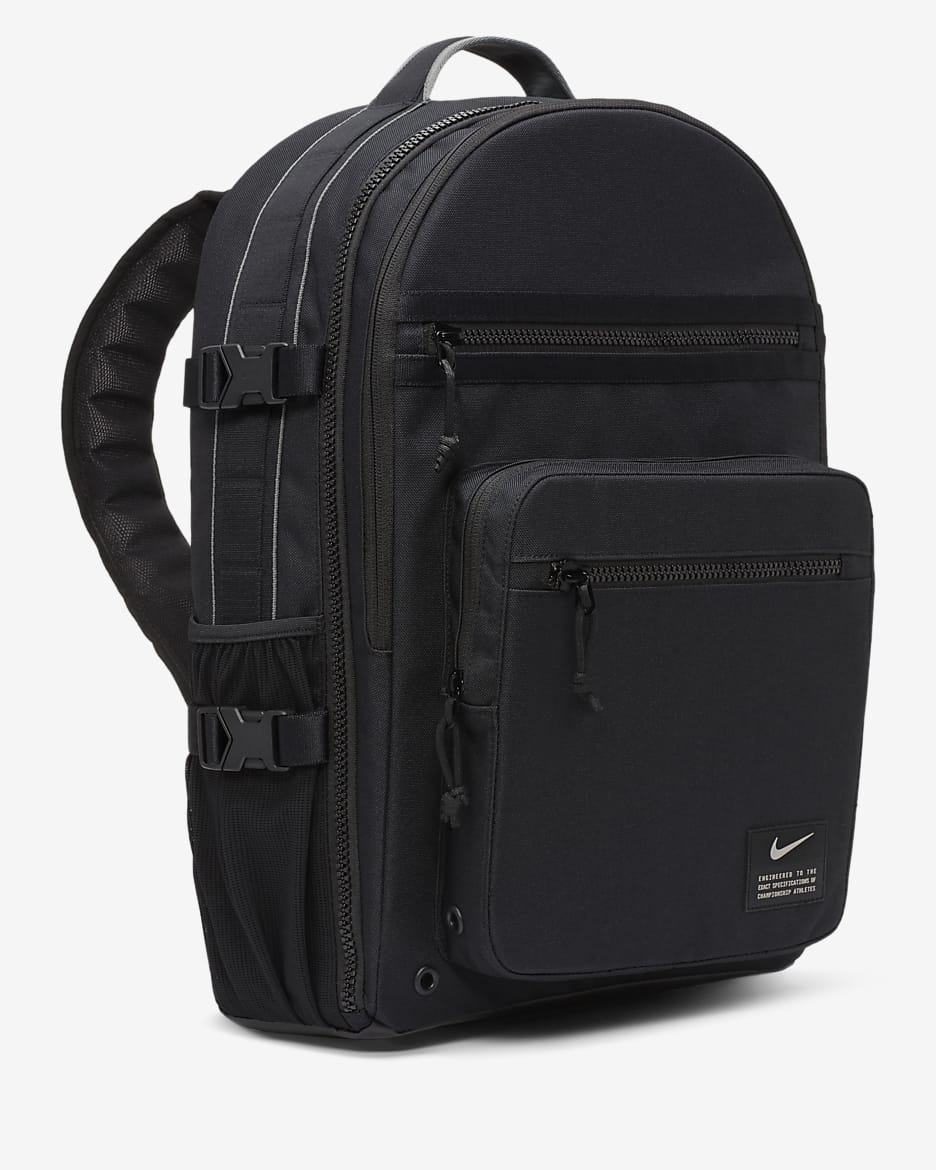 Nike Utility Power Training Backpack (32L) - Black/Black/Enigma Stone