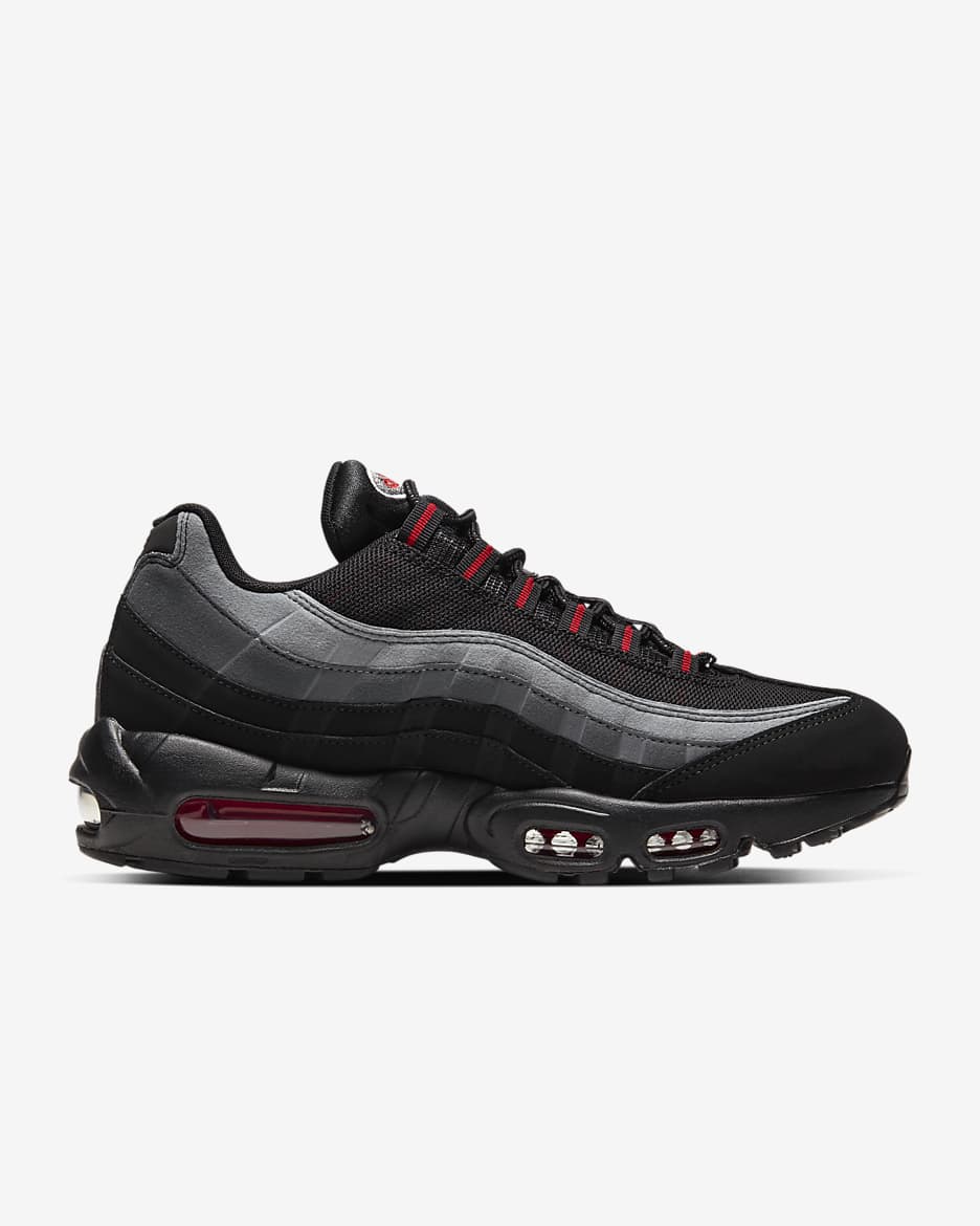 Nike Air Max 95 Herrenschuh - Schwarz/University Red/Iron Grey/Schwarz