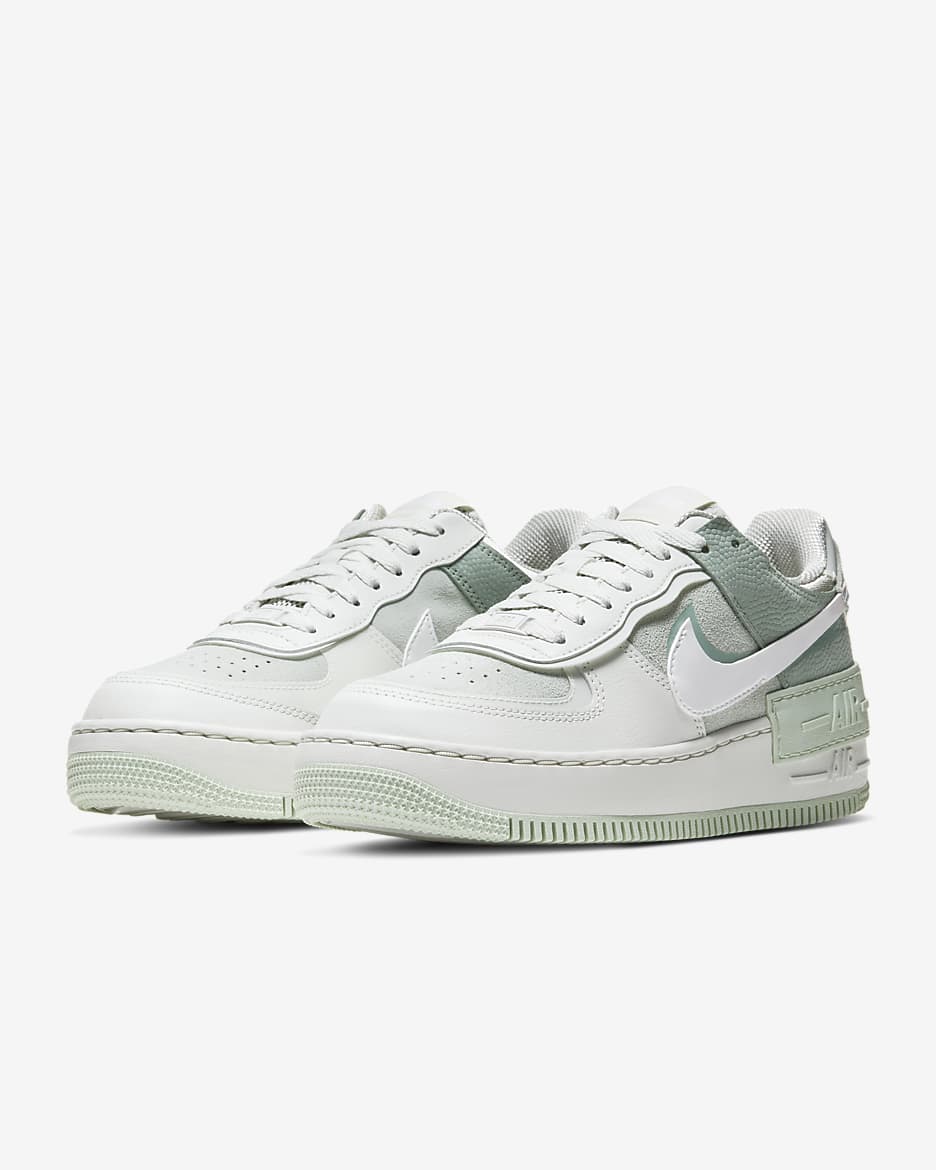 Nike Air Force 1 Shadow Women's Shoes - Spruce Aura/Pistachio Frost/Silver Pine/White