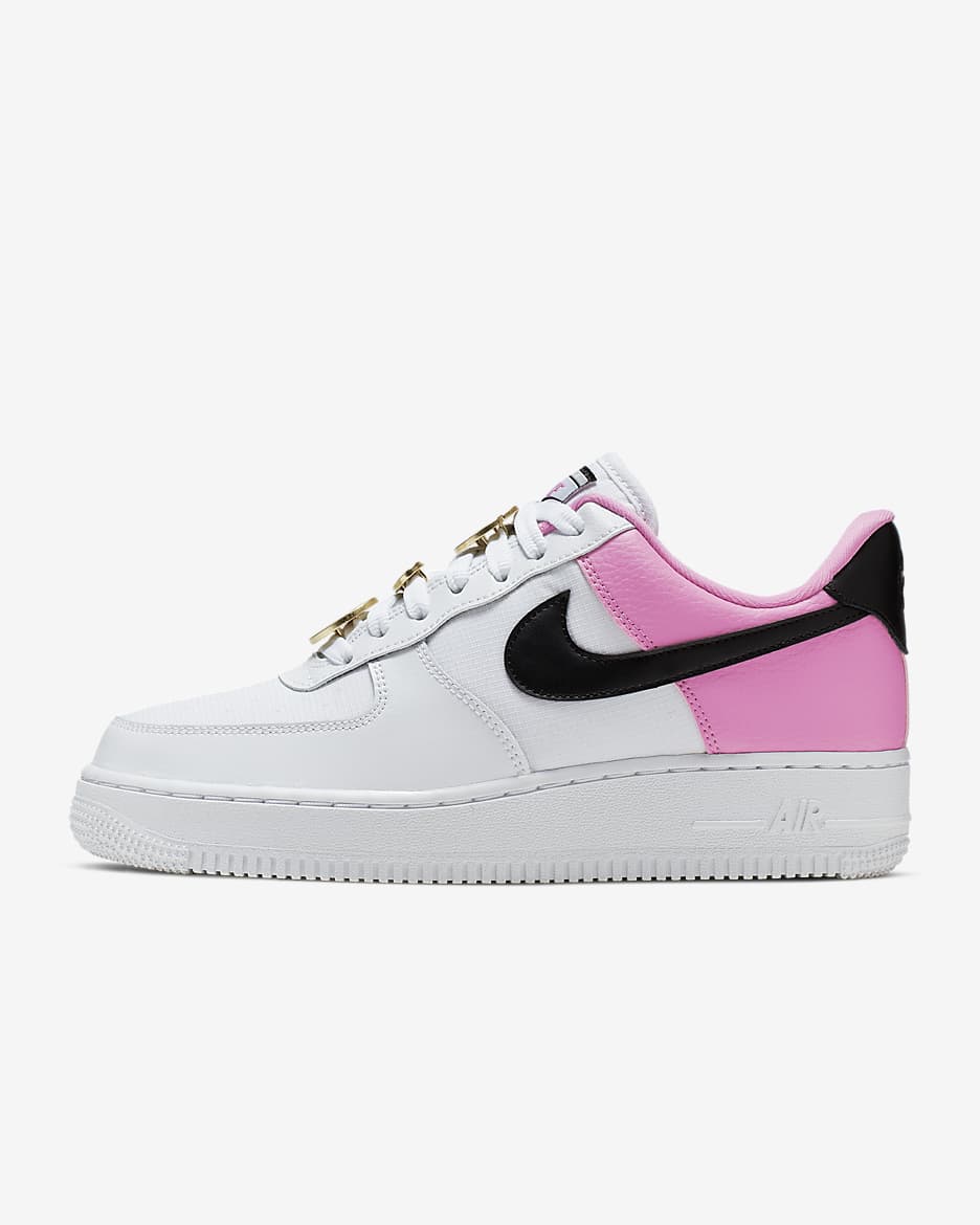 Nike Air Force 1 '07 SE damesko - Hvit/China Rose/Svart