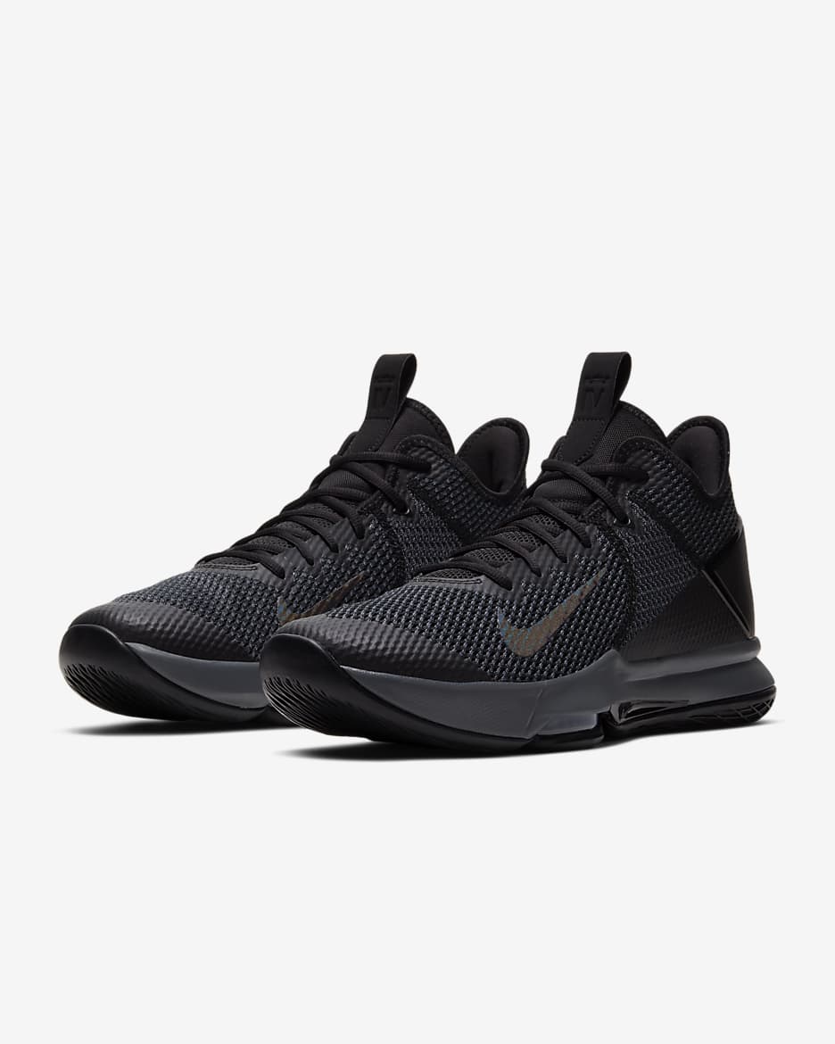 Chaussure de basket LeBron Witness 4 - Noir/Iron Grey/Anthracite/Noir