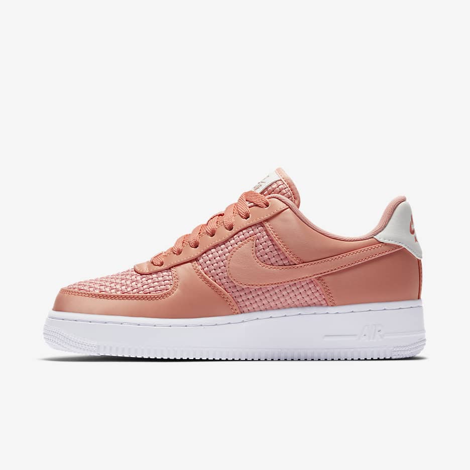 Nike Air Force 1 '07 SE Women's Shoes - Crimson Bliss/Coral Stardust/White/Crimson Bliss