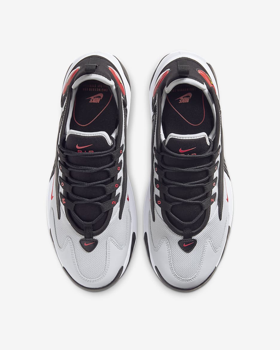 Nike Zoom 2K Men's Shoes - Black/Grey Fog/White/Track Red