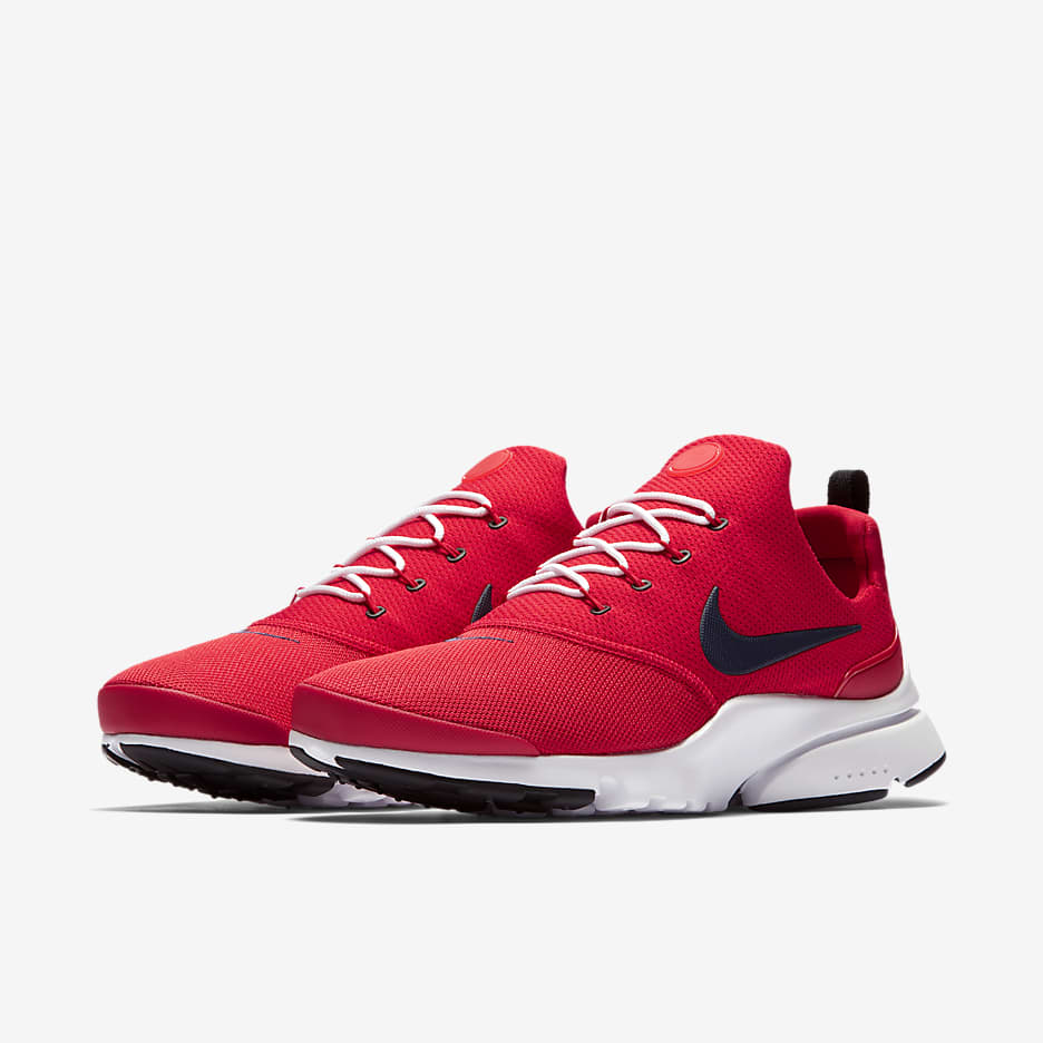 Nike Presto Fly Men's Shoe - University Red/Black/White/Blackened Blue