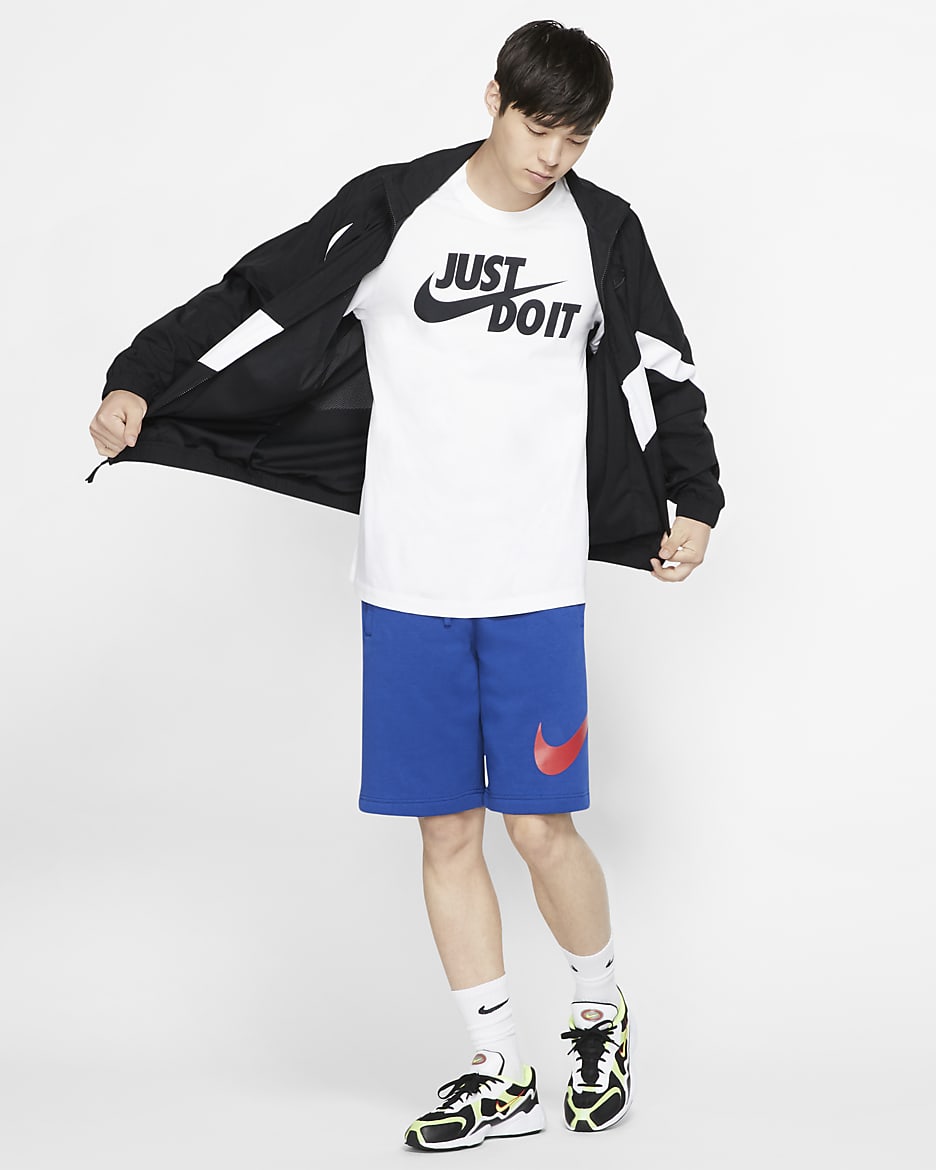 Tee-shirt Nike Sportswear JDI pour Homme - Blanc/Noir